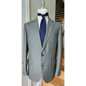 NWT J. Crew Ludlow Moon Cotton Wool Houndstooth Sport Coat Jacket 42S Slim